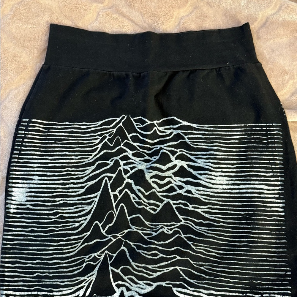 Black and White Graphic Women's Skirt